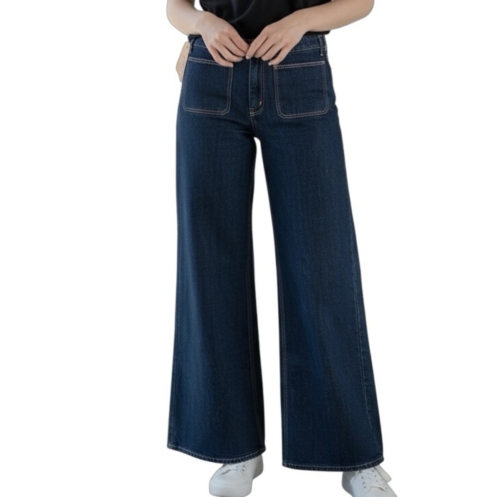 RALPH LAUREN POLO WIDE LEG JEANS 4 PATCH POCKETS Size 32 NWT GIFT FOR HER